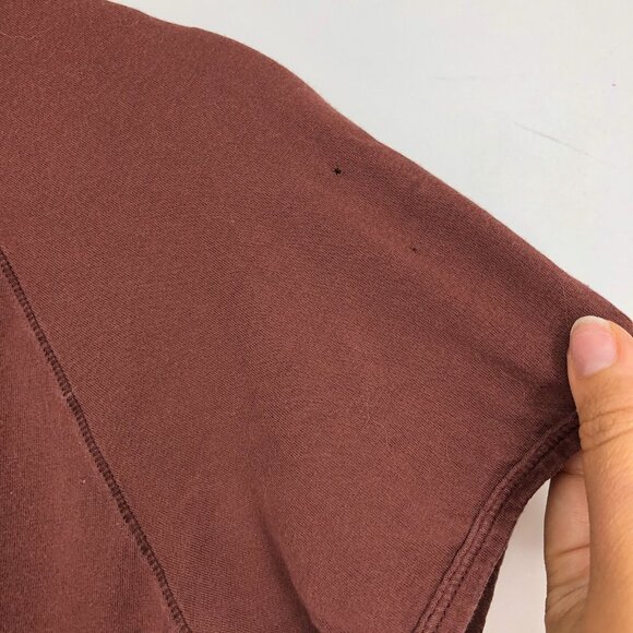 Wilfred Clay Brown / Burgundy  Scoop Neck Short Sleeve T-Shirt size XXS - Picture 11 of 16